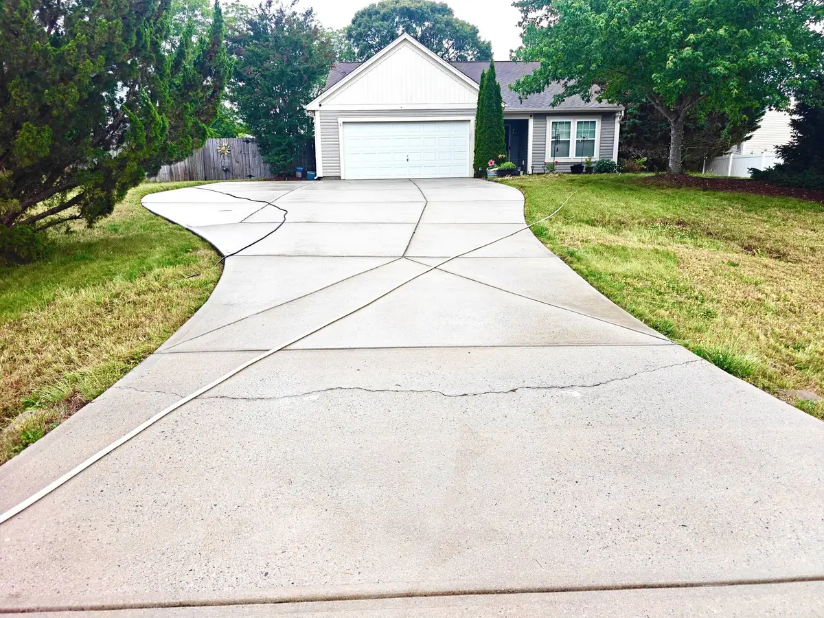 Driveway cleaning — Albemarle, NC (after) by Soft Touch Softwash