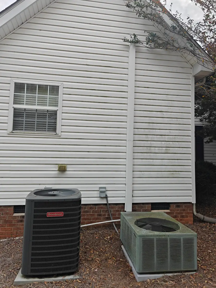 House soft wash — Albemarle, NC (before) by Soft Touch Softwash
